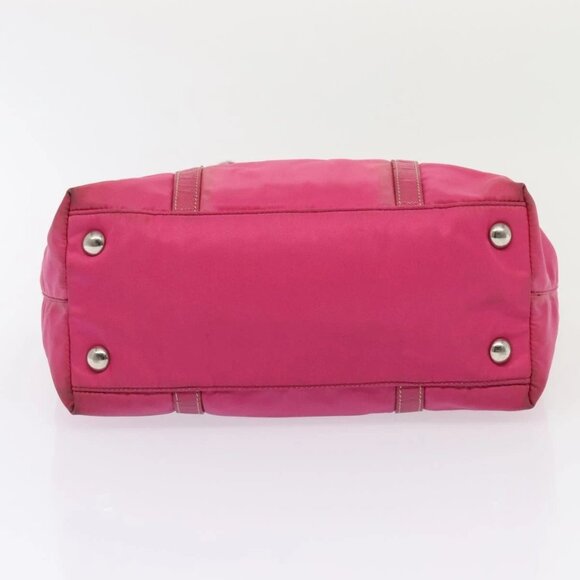 PRADA Hand Bag Nylon Pink Auth bs18106 - Picture 5 of 16